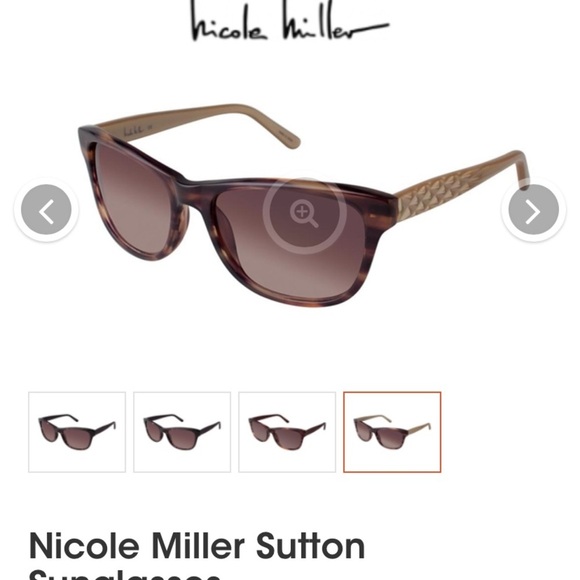Vintage Nicole Miller sunglasses shade - Picture 3 of 9